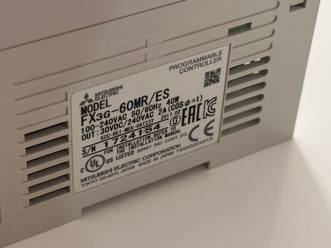 三菱　FX3G-60M シーケンサ