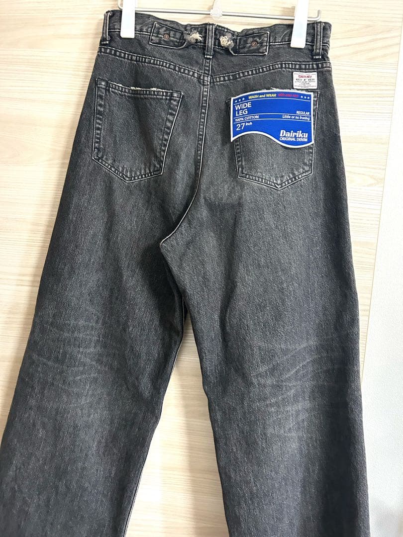 パンツ DAIRIKU 25AW wide vintage denim pants 27