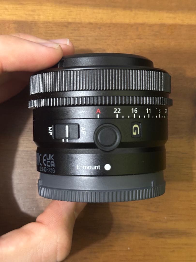 Sony FE 40mm F2.5 G SEL40F25G フィルターセット付き