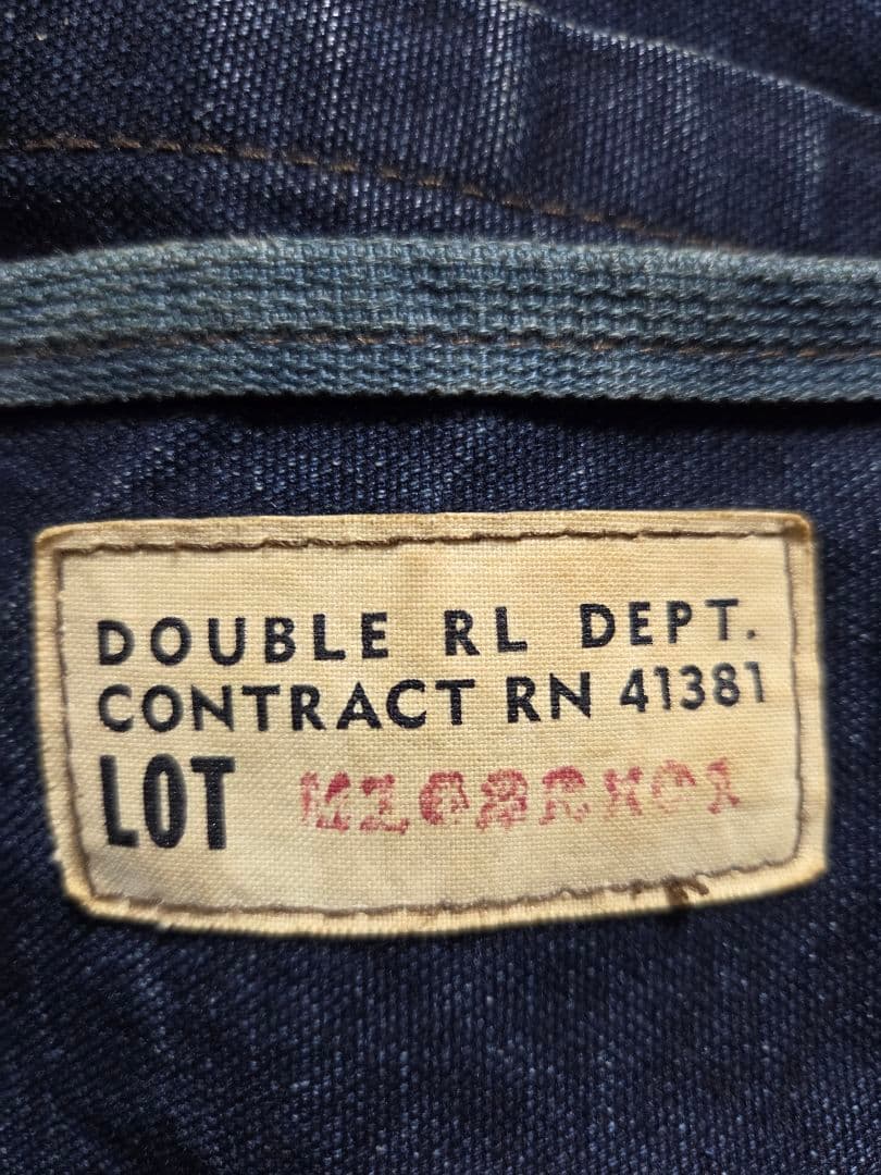 RRL ダブルアールエル インディゴバッグ ラルフローレン ヴィンテージ