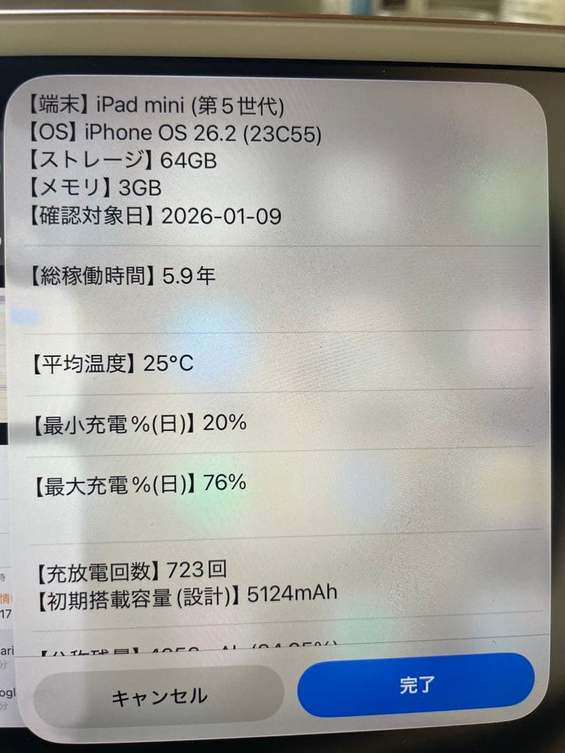 Apple iPad mini 5 ゴールド 本体