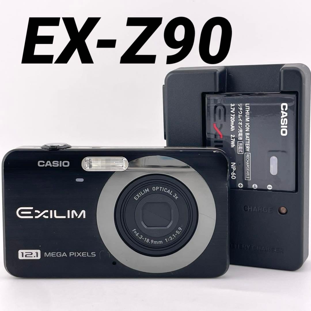 追加あり⭕️【動作確認済み】CASIO EXILIM EX-Z90　ブラック