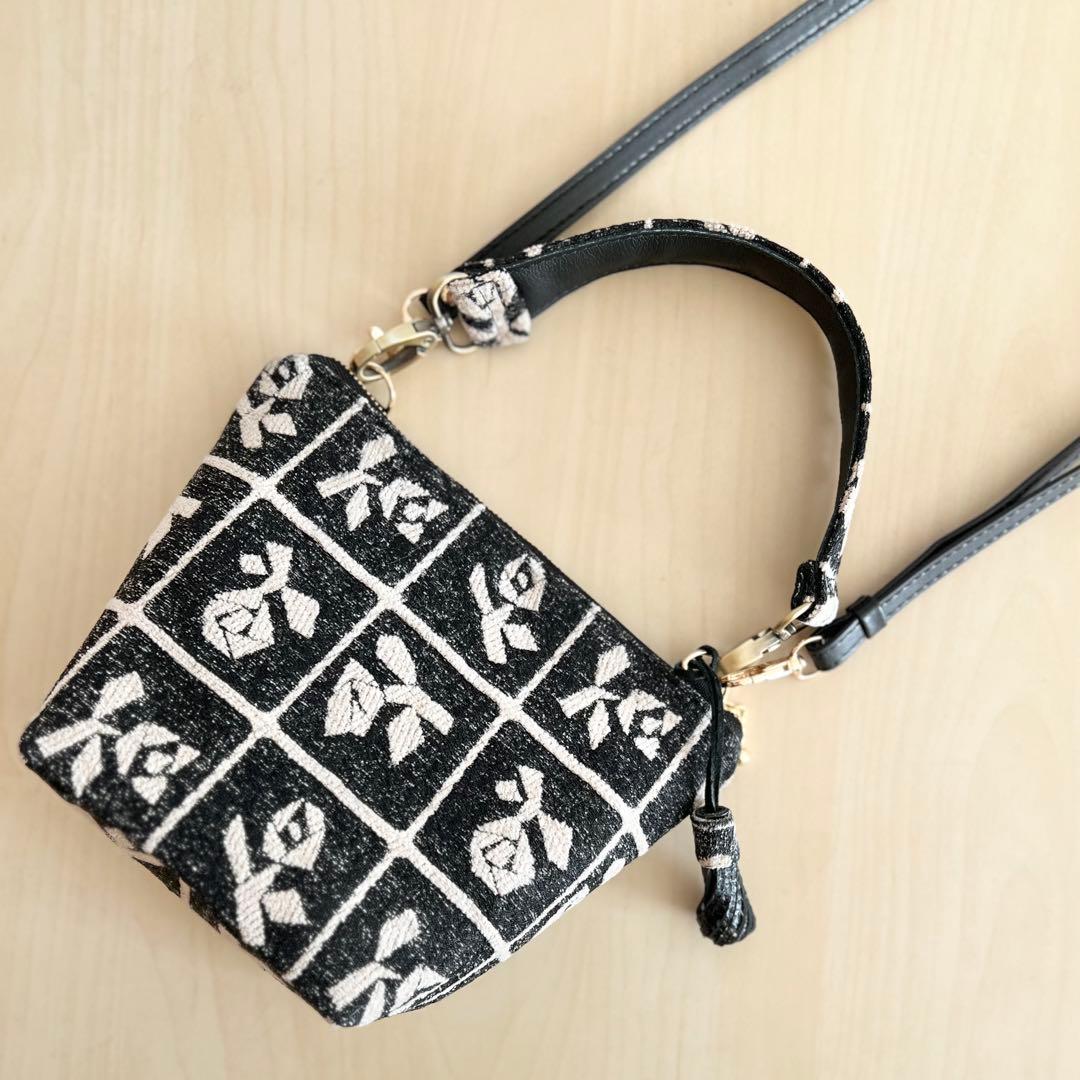 ミナペルホネン Lulu beige持ち手付きショルダーバッグMB601-081