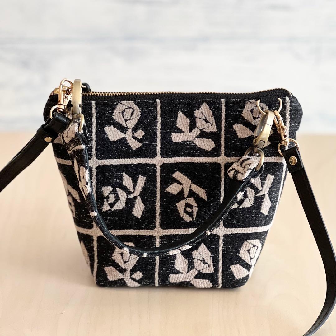 ミナペルホネン Lulu beige持ち手付きショルダーバッグMB601-081