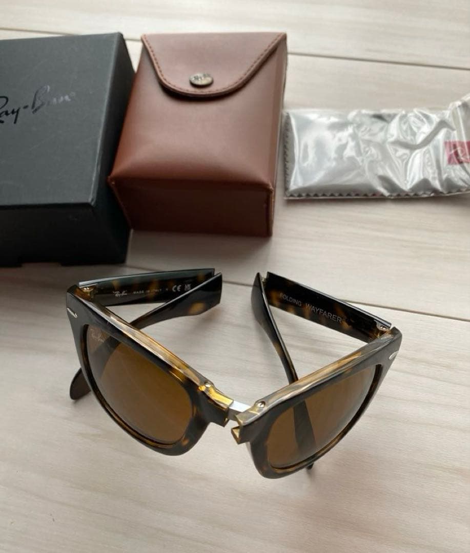 レイバン RAYBAN 折り畳みサングラス 美品