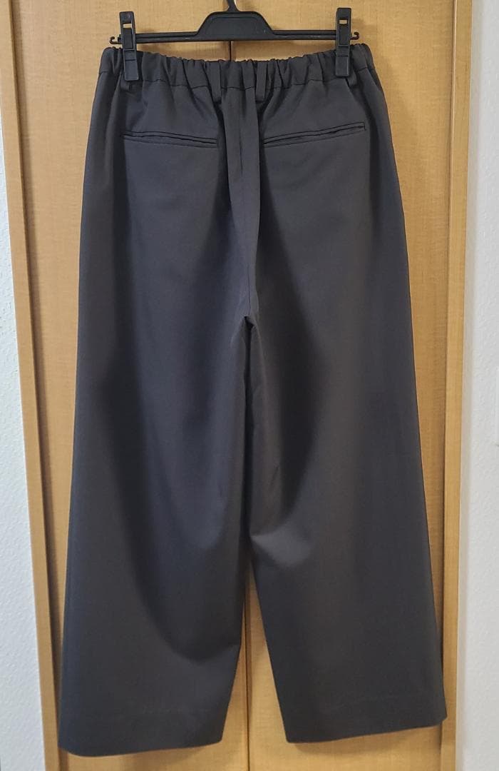 24AW EASY WIDE TROUSERS グレーカーキ S ssstein