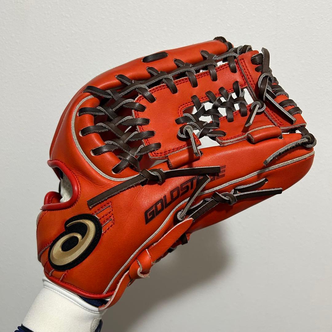 【⭐︎希少品⭐︎】asics アシックス　軟式　野球　外野　グローブ　グラブ