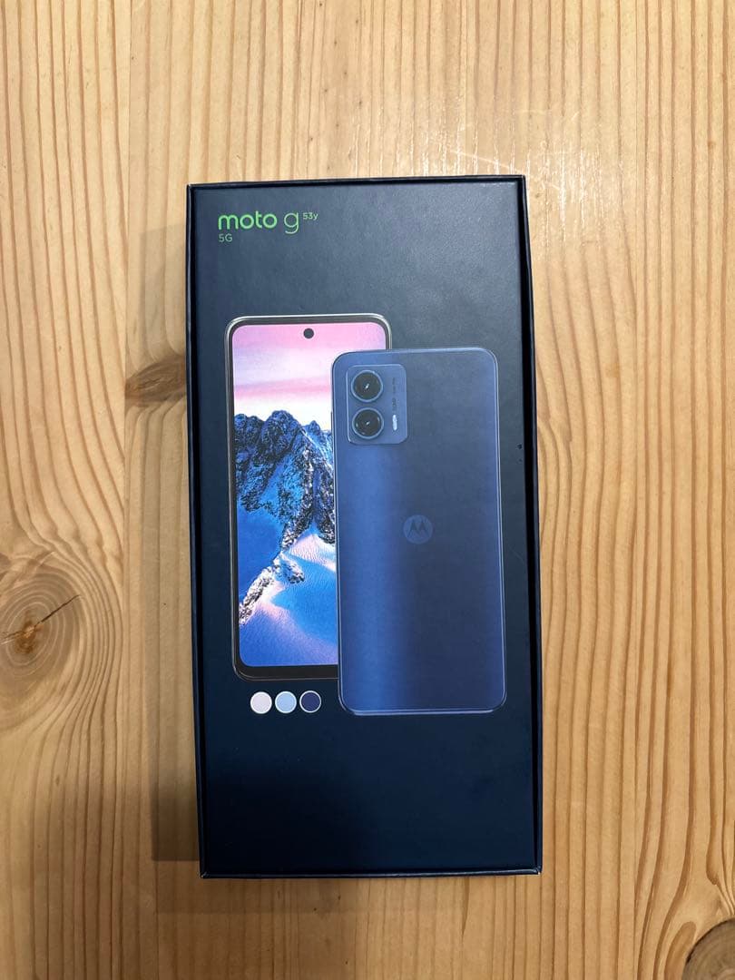 Motorola moto g53y 5G ペールピンク