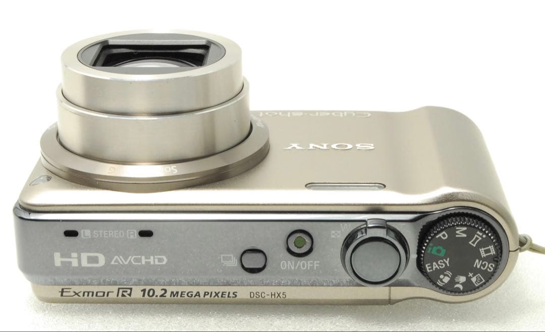 SONY DSC-HX5V❤️スマホ転送 動作確認済 ゴールド ソニー コンデジ