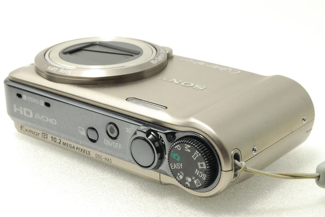SONY DSC-HX5V❤️スマホ転送 動作確認済 ゴールド ソニー コンデジ