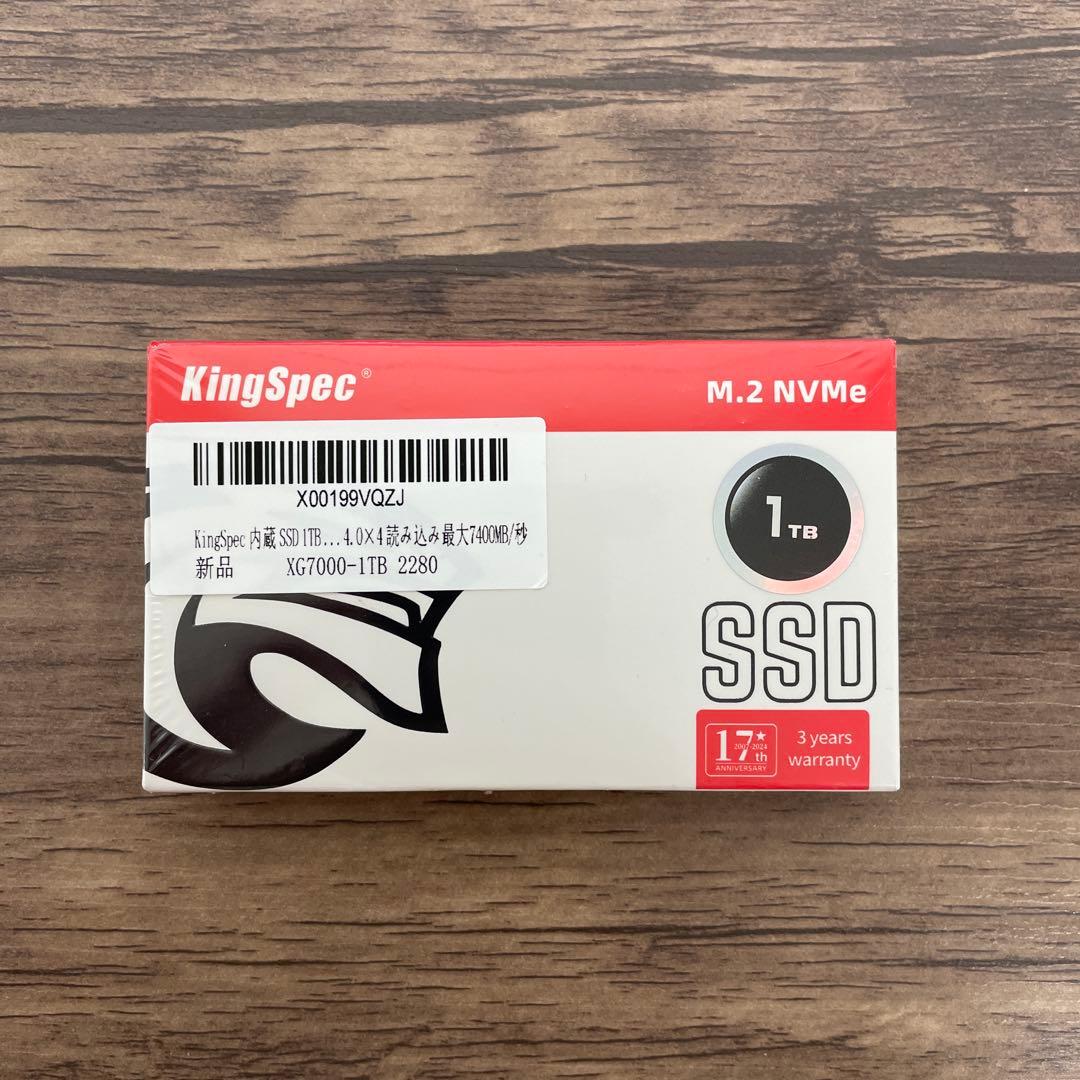 内蔵型SSD 12259 KingSpec XG7000 1TB SSD