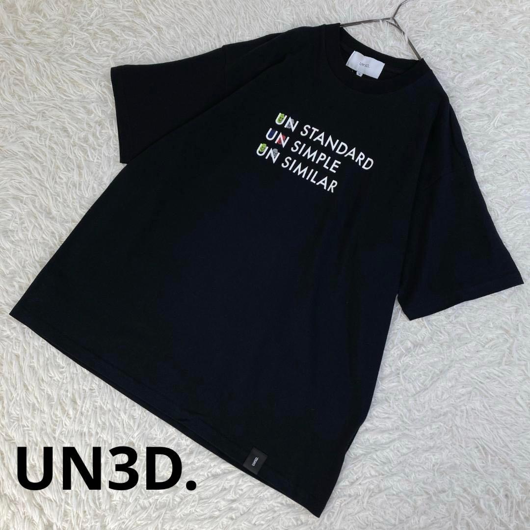 タグ付新品　UN3D.　アンスリード　野生爆弾くっきーコラボ　Tシャツ　38　黒