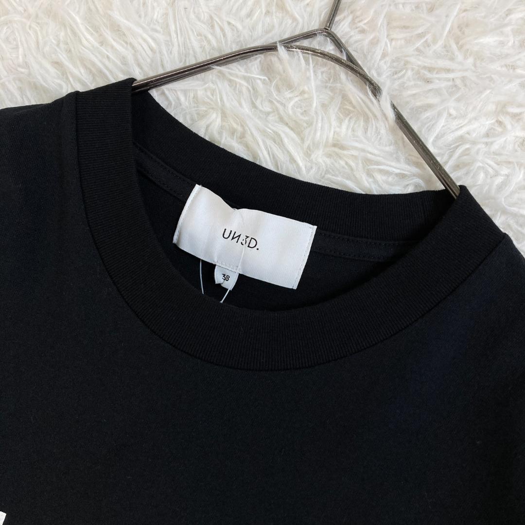 タグ付新品　UN3D.　アンスリード　野生爆弾くっきーコラボ　Tシャツ　38　黒