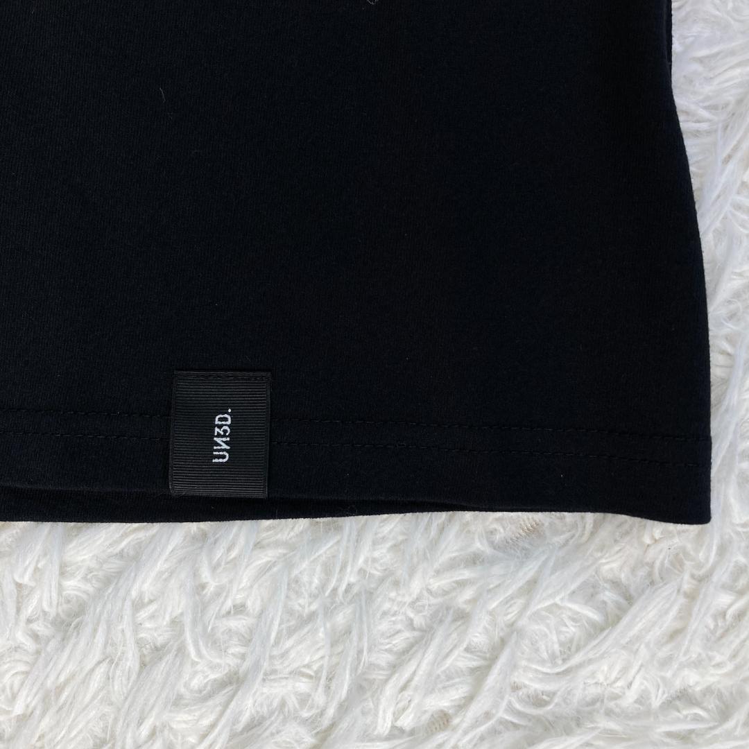 タグ付新品　UN3D.　アンスリード　野生爆弾くっきーコラボ　Tシャツ　38　黒