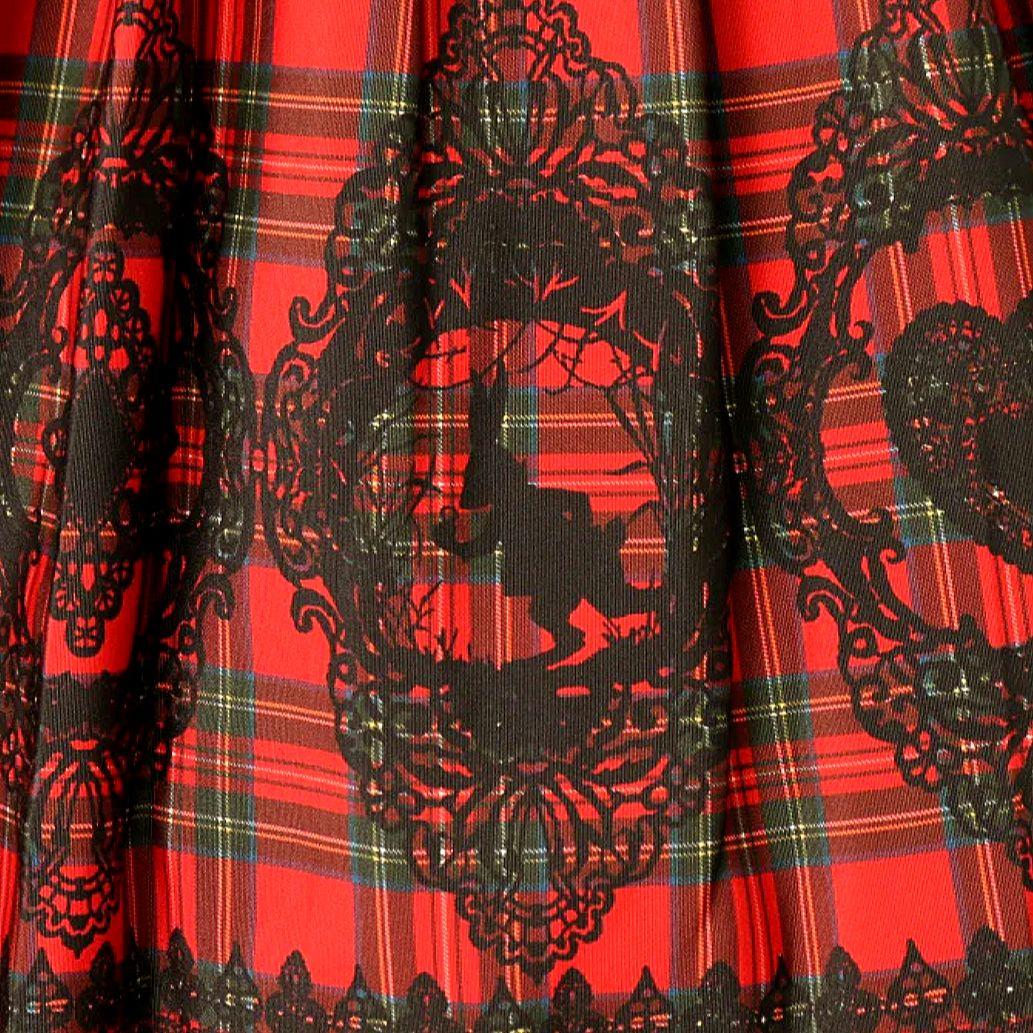 アリスアンドザパイレーツ アリスレース タータンチェックベビードール JSK