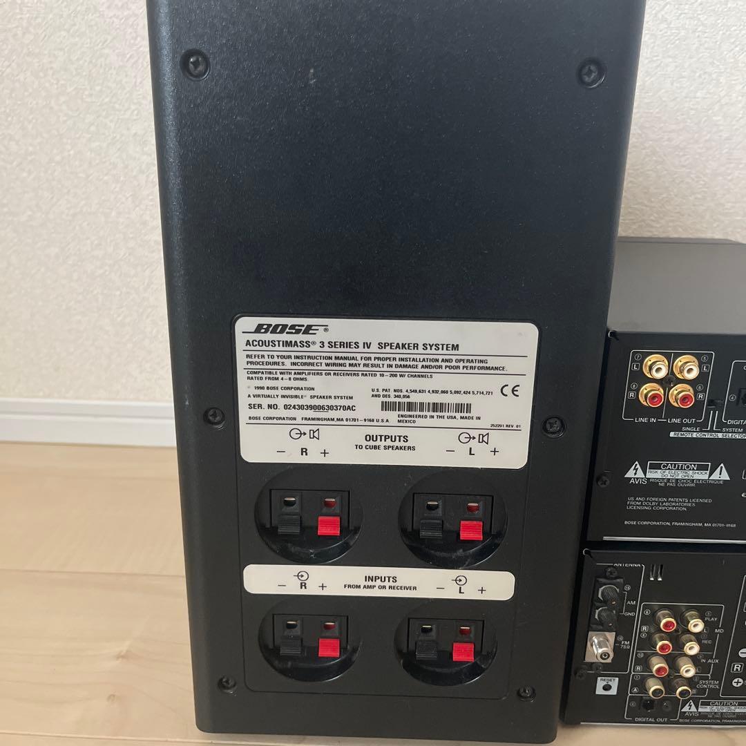 Bose Acoustic Wave スピーカー・ウーファーセット