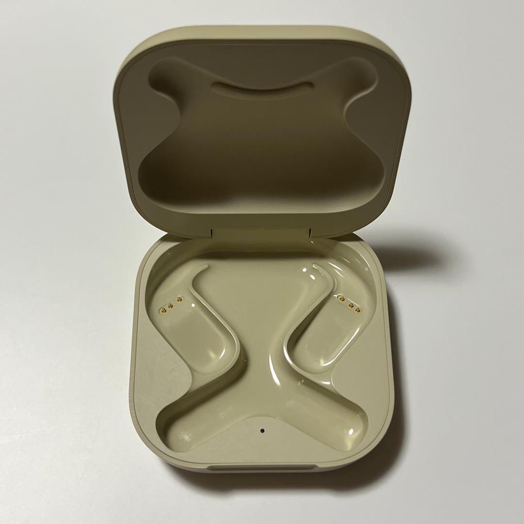SHOKZ OPENFIT ワイヤレスイヤホン ベージュ 充電ケース付き