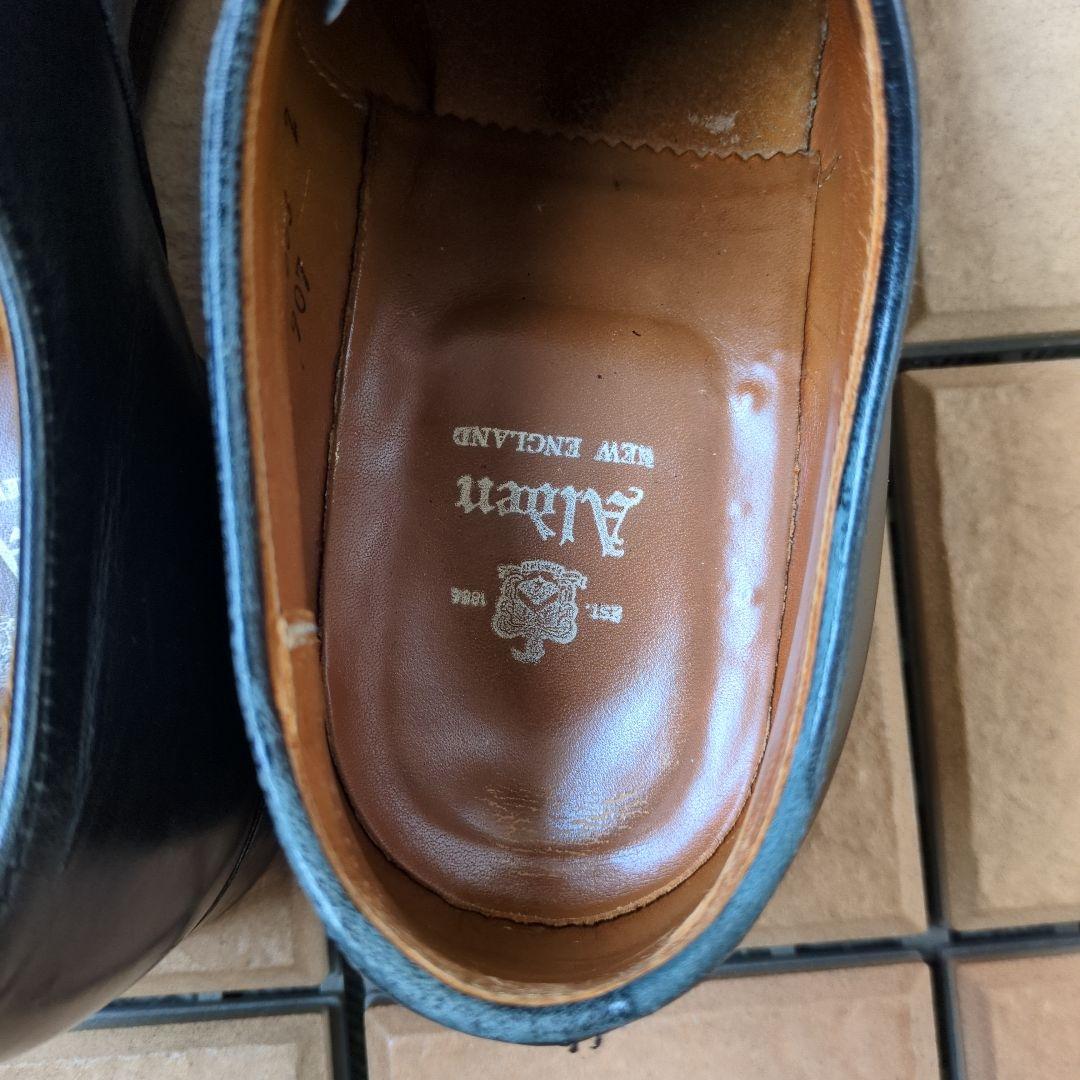 【お値下げしました】オールデン907 黒 7 約25cm 傷あり実用向け