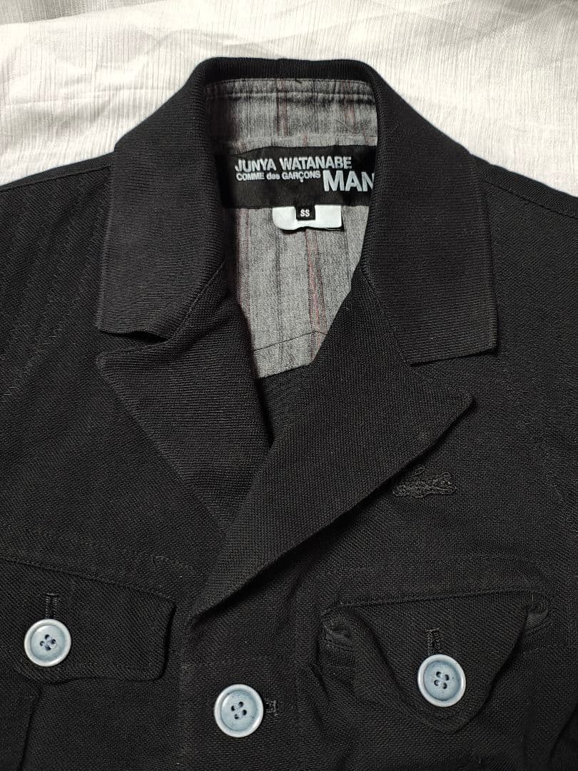 AD2007 ジュンヤワタナベマン×ラコステ　再構築テーラード　後染め