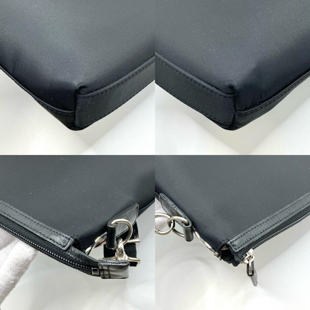 【美品】バーバリー　ブラックレーベル　ショルダーバッグ　サコッシュ　ノバチェック