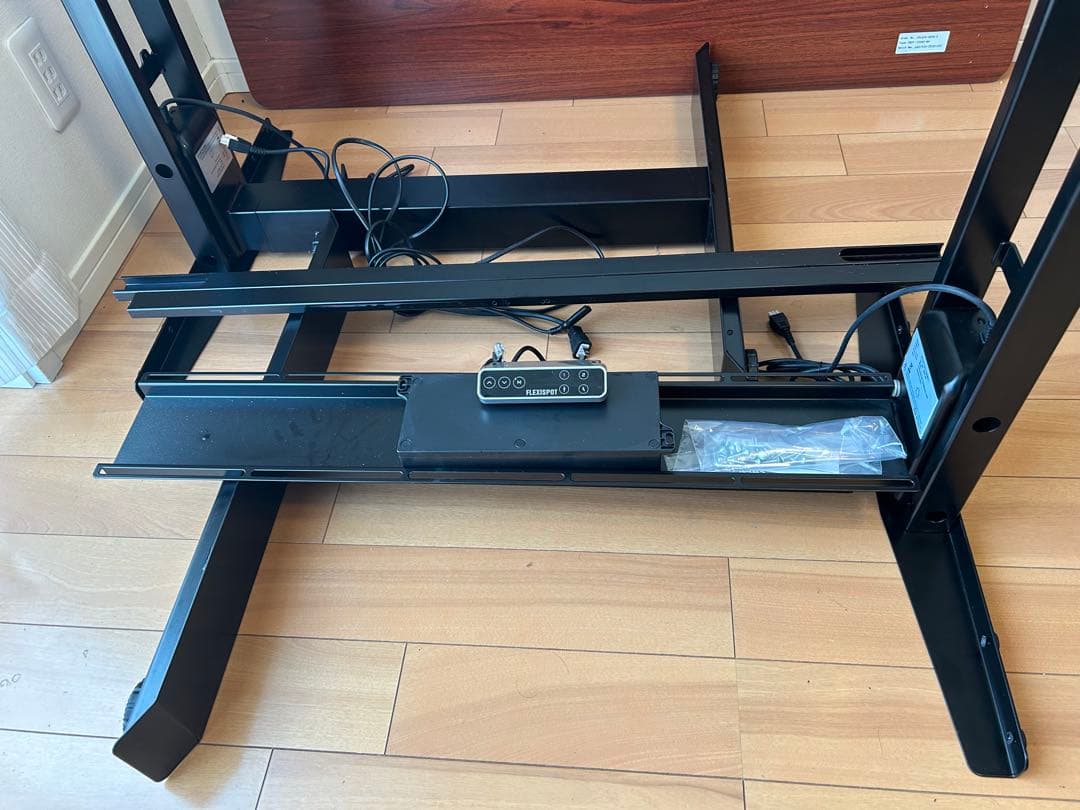 【増田香織】 FlexiSpot電動昇降式デスク・E7【脚のみ】