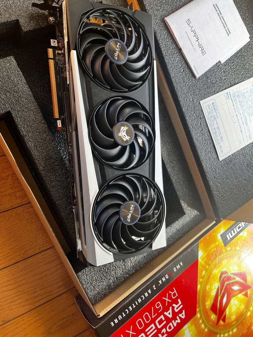 グラフィックボード・グラボ・ビデオカード Saphire RX6700XT 12GB Nitro+