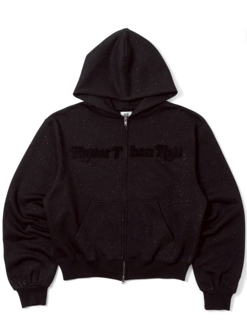 hth glitter heart logo zip hoodie sサイズ
