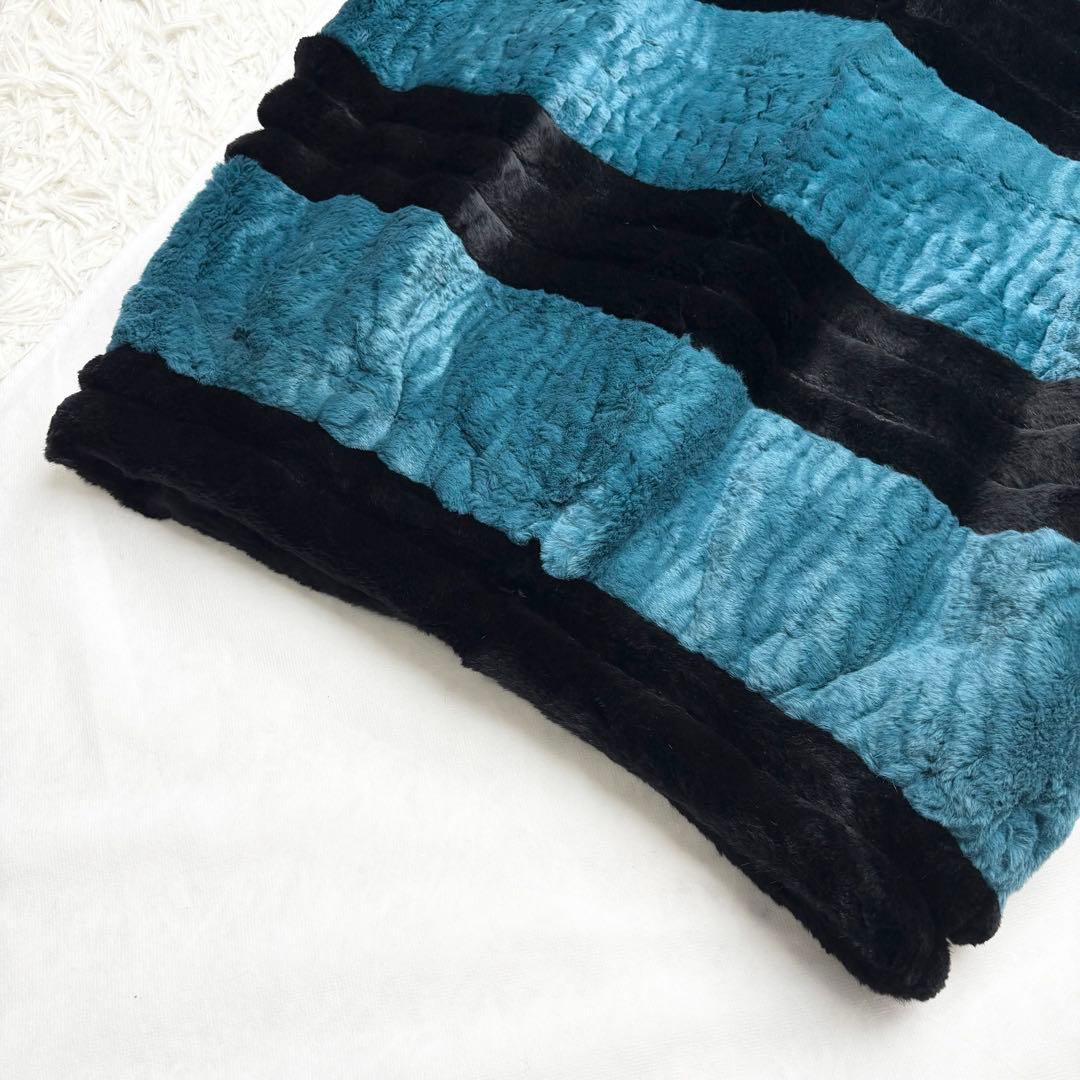 セリーヌ シェアードミンク ロングコート リアルファー 染めミンク XL相当