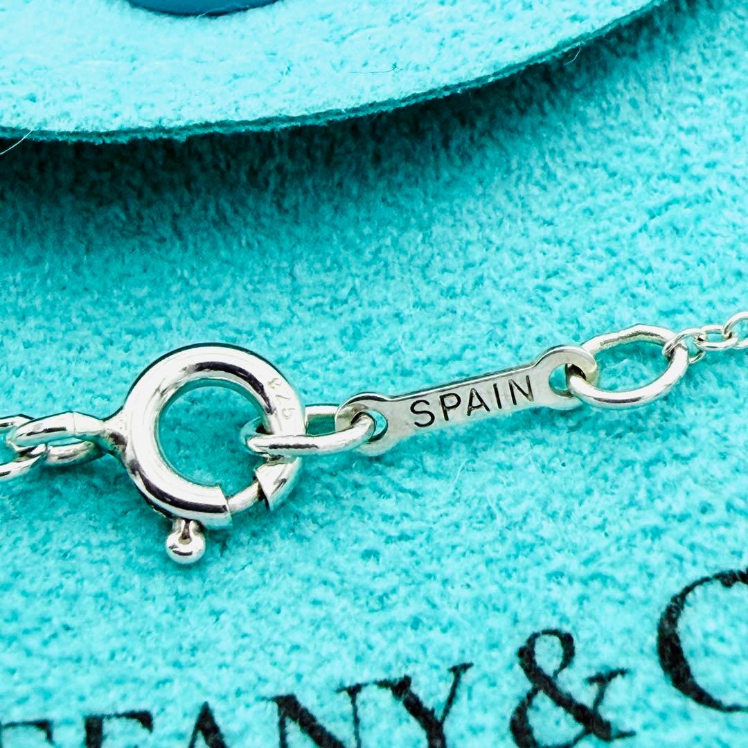 極美品 新品仕上 ティファニー オープンハート ネックレス S シルバー925