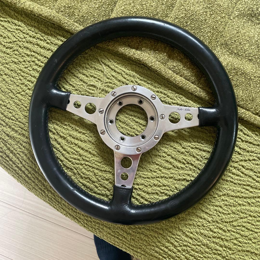 ローバーミニモトリタ ステアリングホイール レザー 黒