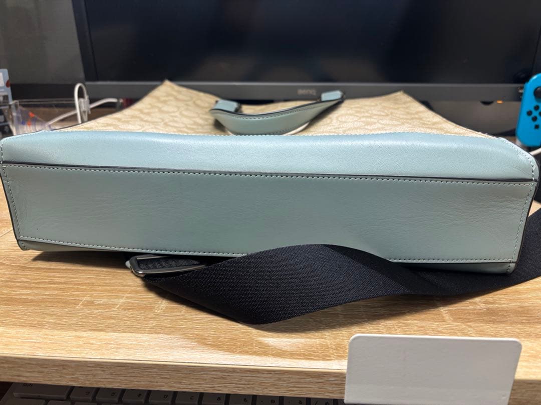 新品 COACH グラハム ストラクチャード トートカラーブロック シグネチャー