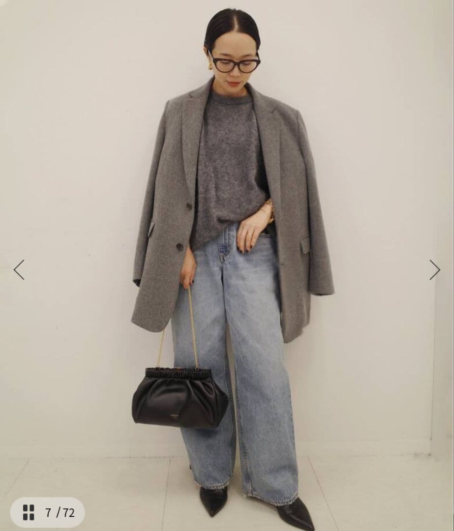 ほ*☆様 【美品】24AW　Plage　Big Tailored ジャケット　グ