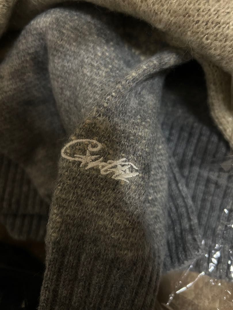 corteiz セーター L モヘア グレー