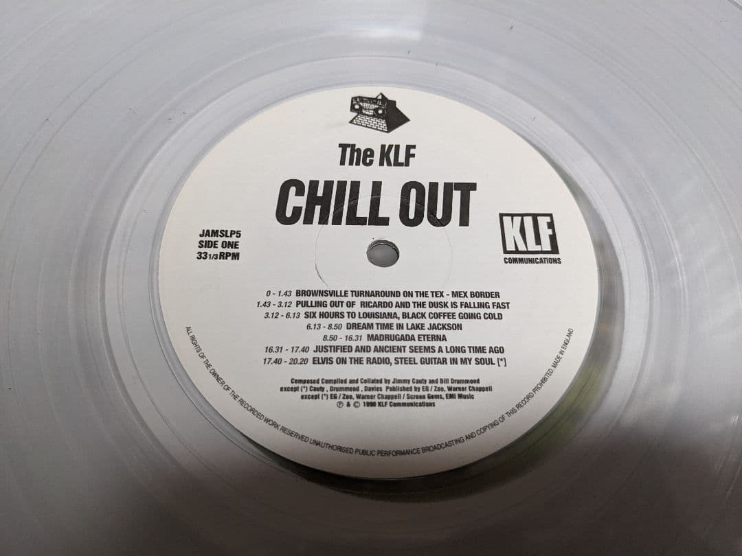 アンビエント名盤！The KLF / CHILL OUT