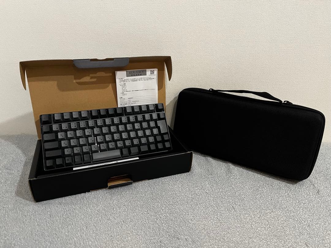 REALFORCE RC1 45g 日本語配列 専用ケース付