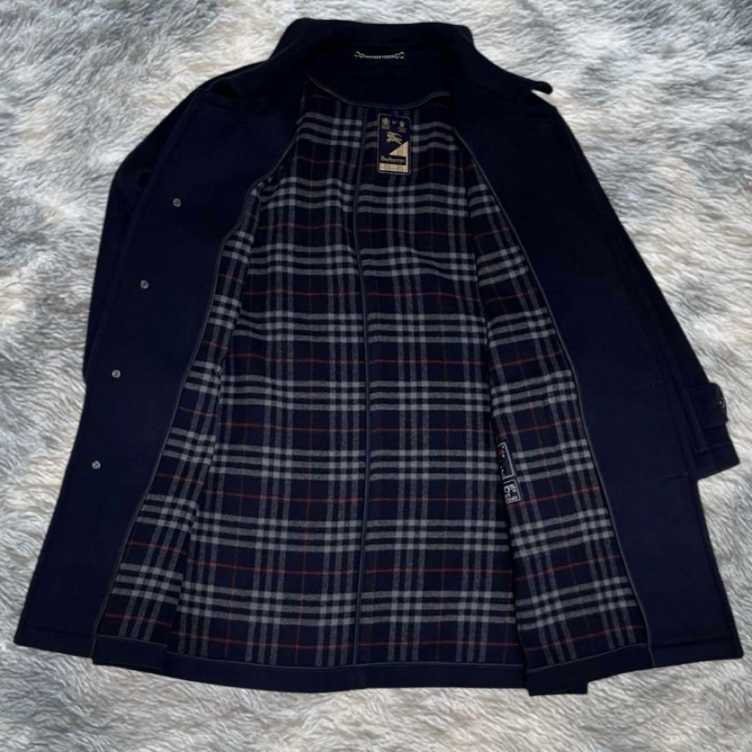 新品未使用 Burberrys 英国製ウールコート 50 濃紺