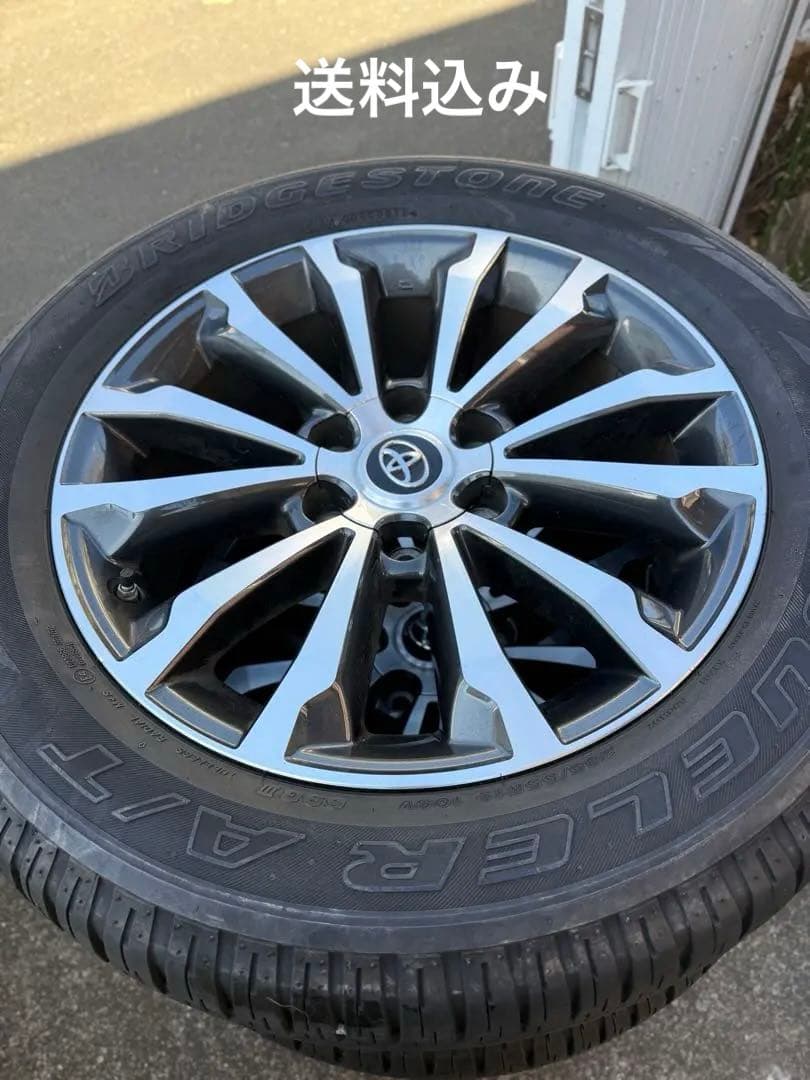 送料込みプラド150後期　純正19インチホイール4本セット