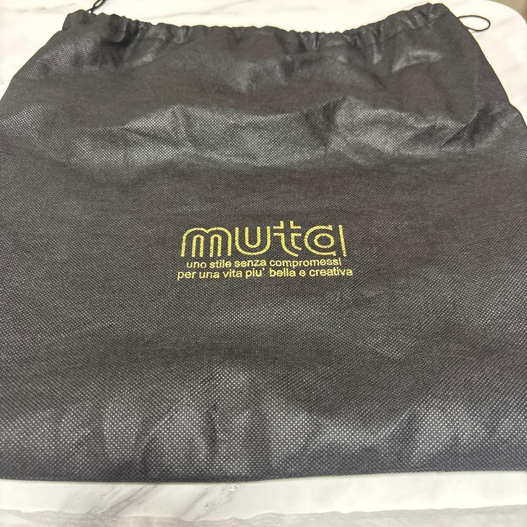 未使用ムータマリン CONTINUA パンチングエシカルレザーカートポーチ