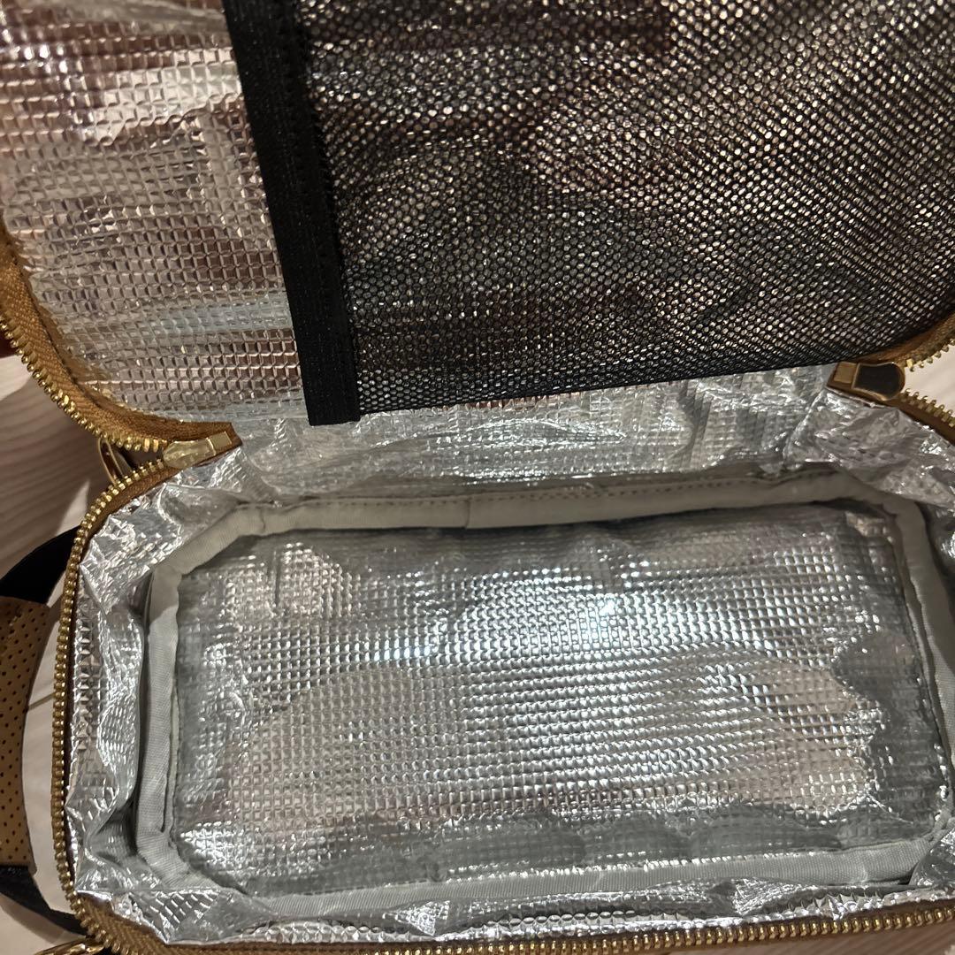 未使用ムータマリン CONTINUA パンチングエシカルレザーカートポーチ