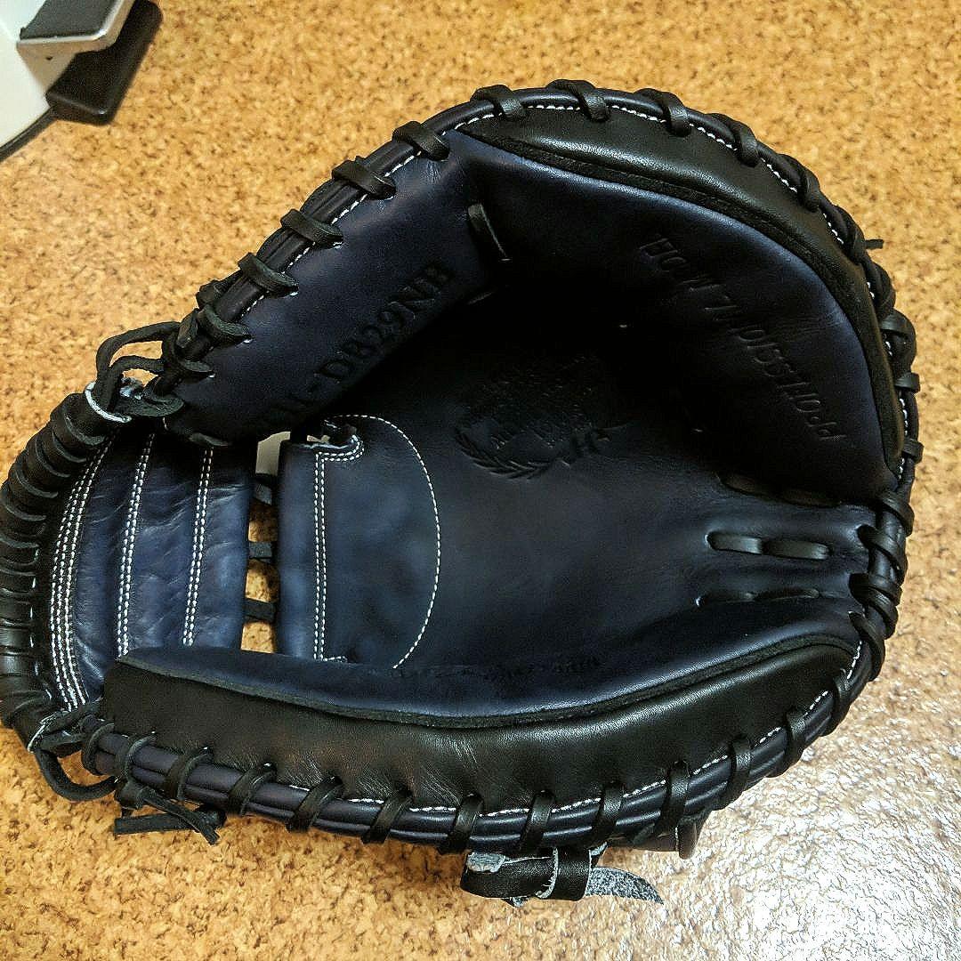ハタケヤマTH-DB29NB ネイビー キャッチャー軟式グローブ最終値下げ