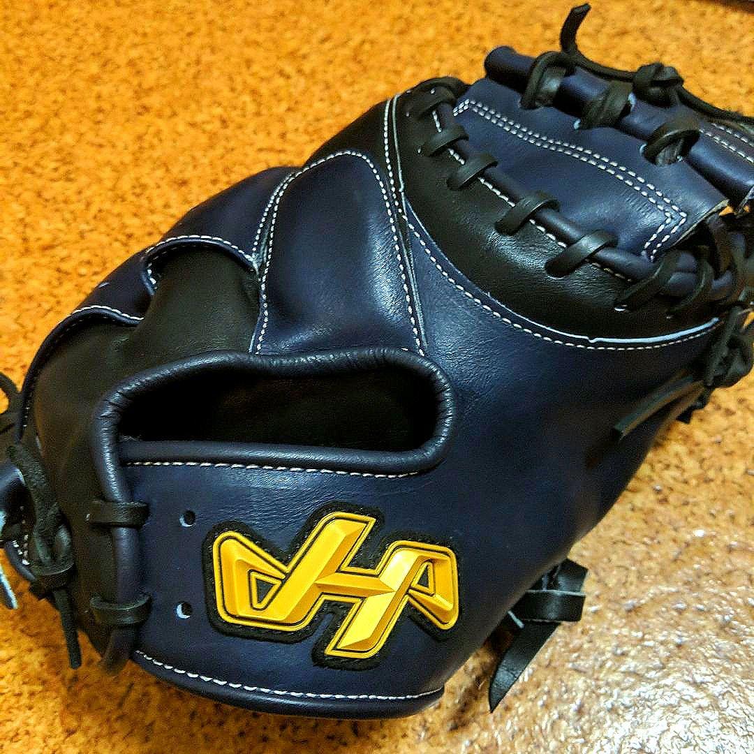 ハタケヤマTH-DB29NB ネイビー キャッチャー軟式グローブ最終値下げ