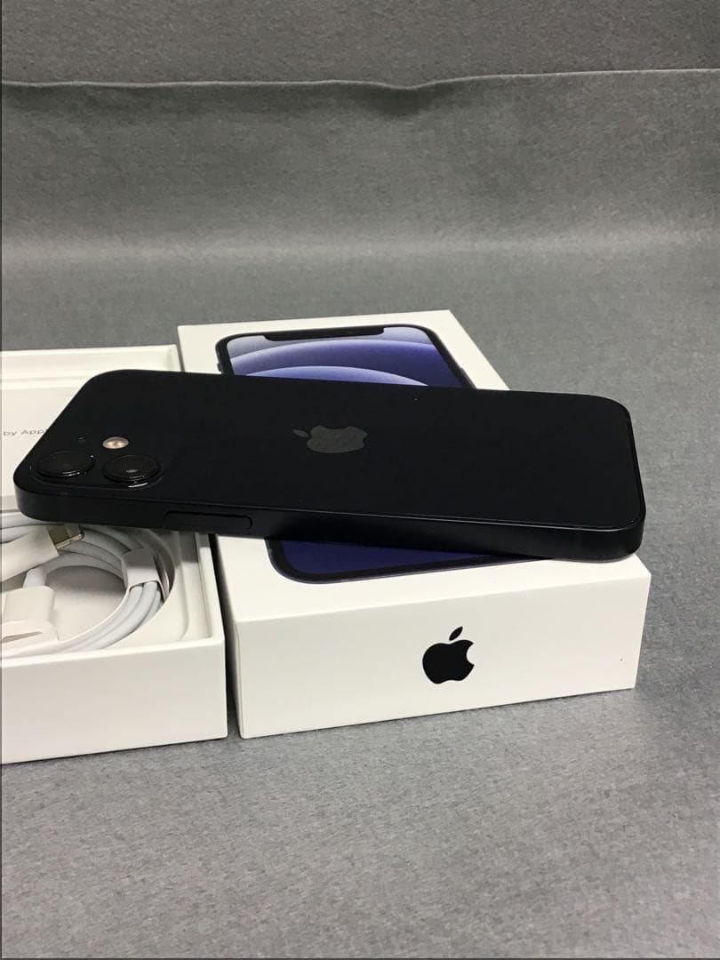 美品 国内版 SIMフリー　iPhone12mini 256GB ブラック色