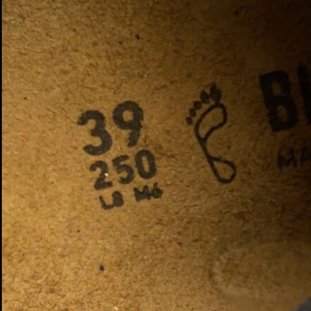 美品 BIRKENSTOCK Boston 39 ブラック スエードレザー　黒