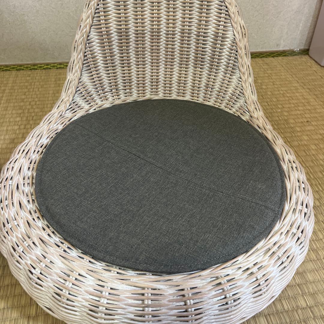 美品　桜屋工業 ラタン座椅子 二脚セット 和室 和モダン ホームデイ