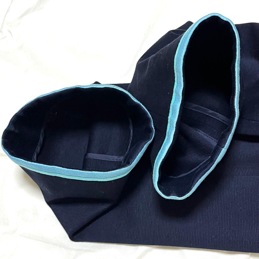 【美品】レオナール　テーラードジャケット　伸縮性　ロゴボタン　2B ネイビー　L