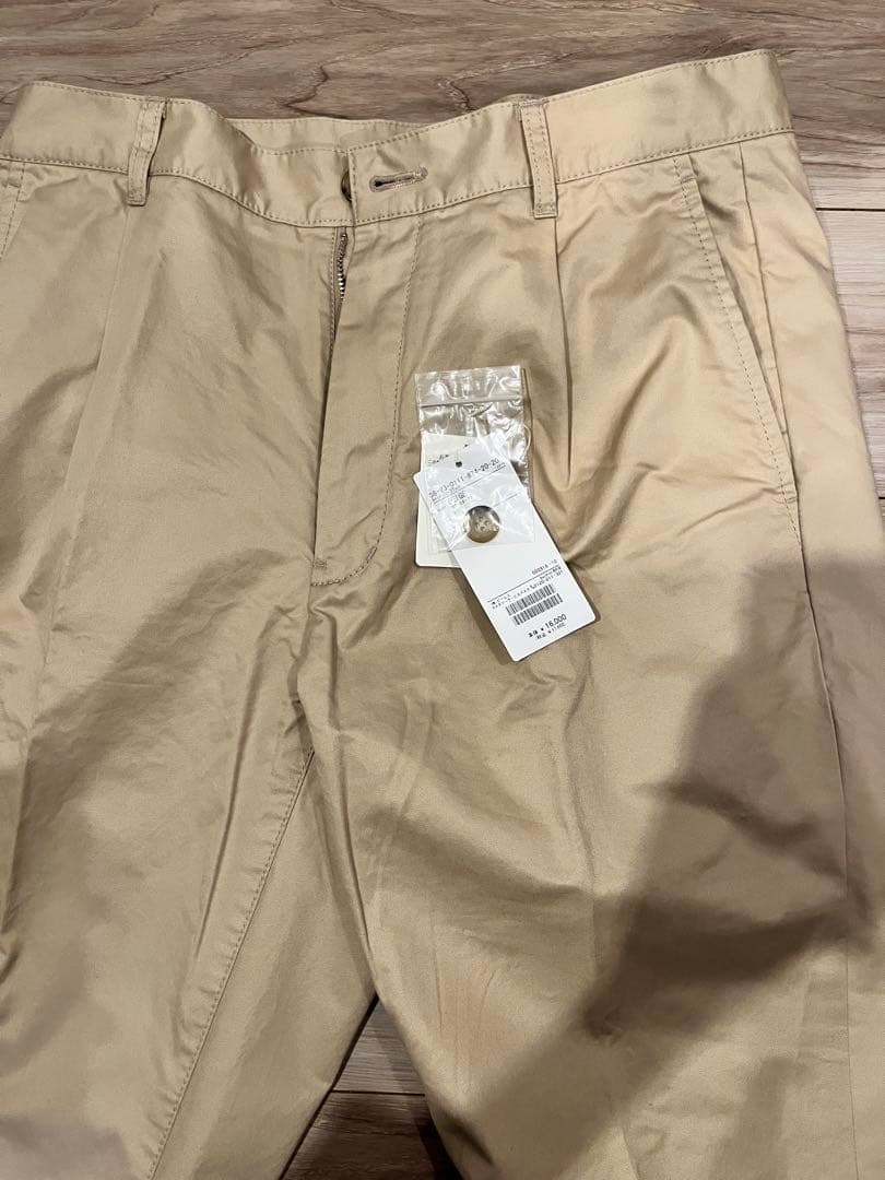 【試着のみ】BEAMS PLUS 1 Pleat 80/3 Twill Lサイズ