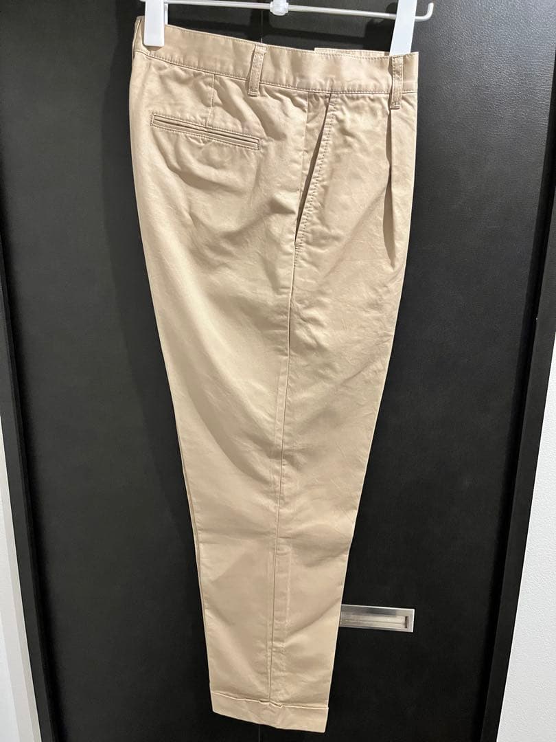 【試着のみ】BEAMS PLUS 1 Pleat 80/3 Twill Lサイズ