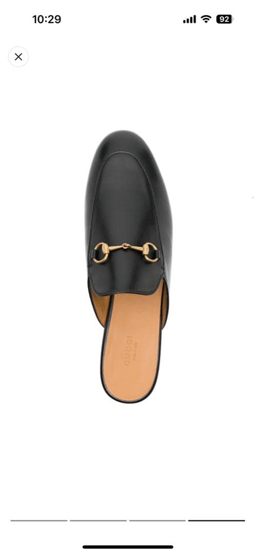 グッチ　プリンスタウンホースビットミュール　35.5 GUCCI