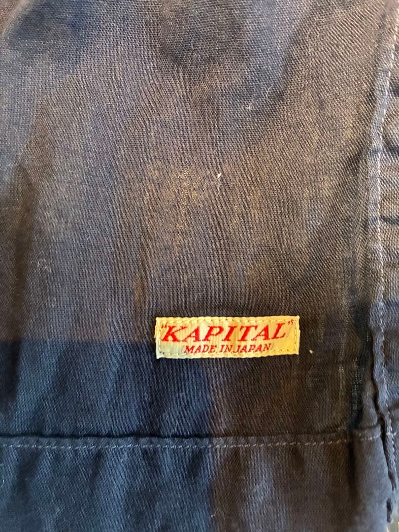 KAPITAL チャイムローブプルシャツ　ネイビー 0