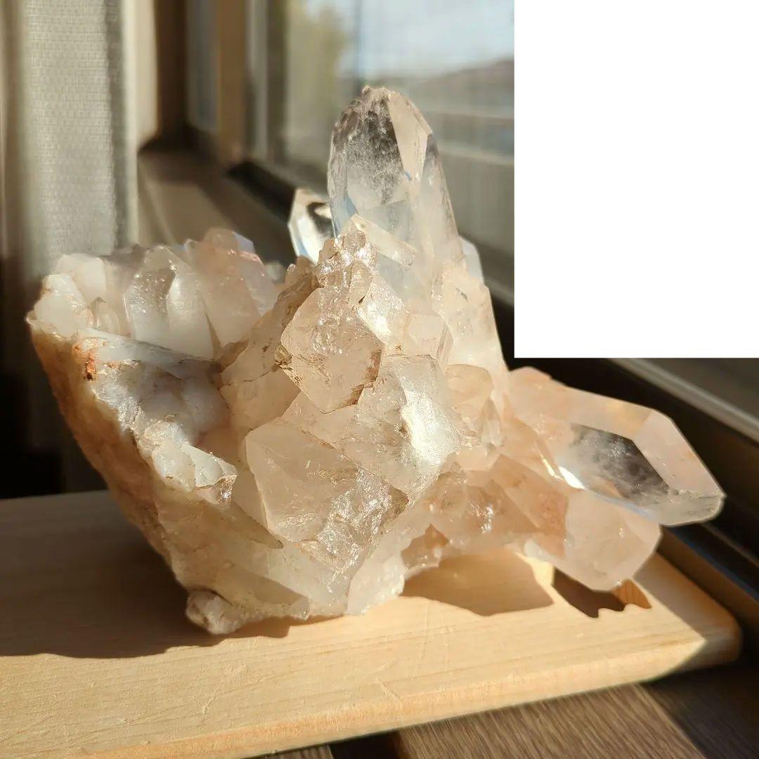 マニカラン水晶　原石　クラスター　稀少　パワーストーン